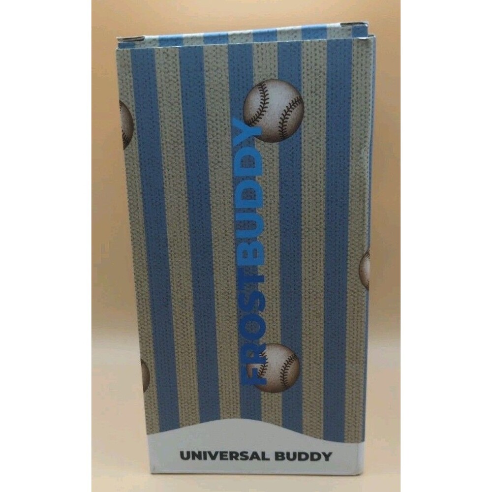 Frost Buddy Universal Buddy Vintage Baseball Drink Cooler Tumbler New in Box
